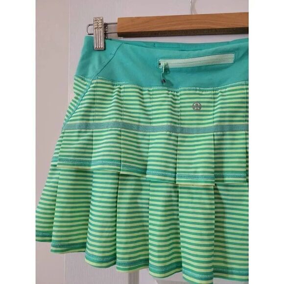 Lululemon Run Pace Setter Skirt Bali Breeze Rare Size 4 - Picture 3 of 8